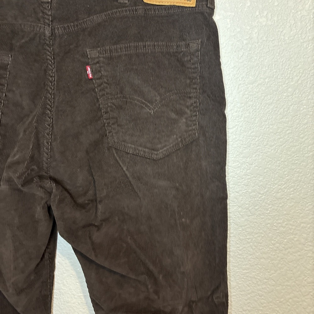 Levi's 511 Slim Fit Men's Corduroy Jeans 40x30 Brown Zip Fly Casual Straight Sli - Picture 16 of 16